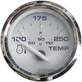 img 1 attached to 🌡️ Faria 19003 Kronos Water Temp Gauge (100-250°F) - 2-inch