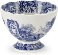 spode 1538474 синяя итальянская миска с ногами логотип