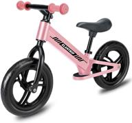 elantrip lightweight magnesium alloy frame balance bike - non-pneumatic tires, no pedal sport balance bike 12 inch for ages 2-5 years old - adjustable seat for cute toddler kids logo