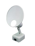 floxite 15x dove white supervision magnifying mirror with built-in light логотип