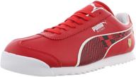 ferrari sneaker rosso corsa by puma: men's shoes and fashion sneakers - boost your style logo