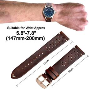 img 3 attached to 🎁 ANNEFIT Quick Release Watch Band: Optimal Functionalities for Men's Watches