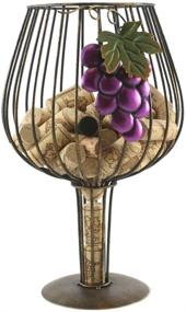 img 4 attached to 🍷 Premium Wine Lovers' Big Cork Holder Glass by Thirteen Chefs: Elevate Your Wine Collection