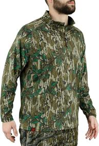 img 4 attached to Mossy Oak Lightweight Quarter Break-Up: High-Performance Men's Clothing for Active Outdoors Enthusiasts