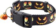 halloween pet collar: adjustable, bell, seat belt compatible nylon fabric for dogs - onecut product logo