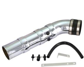 img 1 attached to Spectre Performance 8208 Chrome Universal Intake Tube Kit: Boost Performance with Style