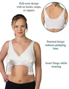 img 2 attached to 🤱 Effortless Nursing and Hands-Free Pumping with the Essential Pump&amp;Nurse All in One Bra by a Trusted US Company - Black M
