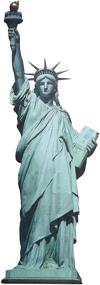 img 2 attached to 🗽 Engraved 6-Foot Cardboard Stand Up Statue of Liberty