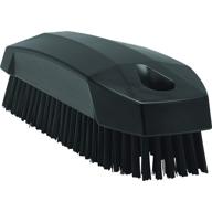 🧼 vikan 64409 nail brush: polyester brush for efficient nail cleaning - 1-31/32" x 4-1/2", black logo