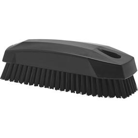 img 3 attached to 🧼 Vikan 64409 Nail Brush: Polyester Brush for Efficient Nail Cleaning - 1-31/32" x 4-1/2", Black