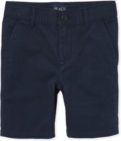 img 4 attached to 🩳 Uniform Stretch Shorts for Boys' Clothing at Childrens Place Shorts