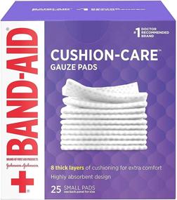 img 4 attached to 🩹 Band-Aid Brand Cushion Care Sterile Gauze Pads - Small Size, 2x2 Inches, 25 ct (Pack of 2): Effective Wound Protection for Minor Cuts, Scrapes & Burns