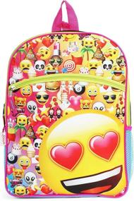 img 3 attached to Yellow Emoji Backpack - Must-Have School Essentials