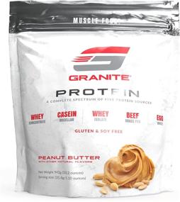 img 4 attached to 🥜 Granite Protein Powder: 5 Protein Sources for Lean Muscle Building, 30 Servings, 2lb Peanut Butter Flavor