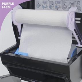 img 1 attached to Scott Essential Electronic Towel Dispenser - Fast Change, Smoke Color with Purple-Core