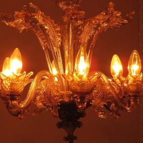 img 1 attached to 💡 Enhance Your Space with Dimmable Incandescent Chandelier Torpedo Candelabra