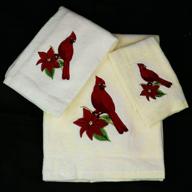 🎄 premium ultra christmas decoration: homefabrics marina, red cardinal - 16.0 logo
