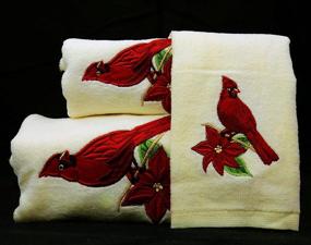 img 3 attached to 🎄 Premium Ultra Christmas Decoration: Homefabrics Marina, Red Cardinal - 16.0