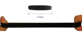 img 3 attached to 💪 Styla Hair Thick No Crease Hair Ties for Thick, Curly, Wavy Hair - No Slip, No Damage Ponytail Holders (Black) - Best Hair Ties for Thick Hair
