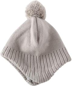 img 3 attached to 🧢 Warm & Cozy: Home Prefer Toddler Earflap Fleece Knit Beanie - Perfect Winter Hat for Boys and Girls