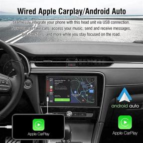 Carpuride 10 Inch Screen Apple Carplay for ios and android with Reverse  Camera