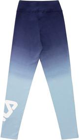 img 3 attached to 👕 Fila Heritage Athletic Stretch Blocking Girls' Clothing: Superior Style and Comfort for Active Girls