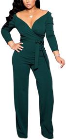 IyMoo Women's Sexy Plus Size 2 Piece Outfits - Solid Color Wrap V
