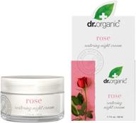 🌙 revitalize your skin overnight with dr.organic restoring night cream logo