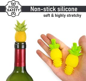 img 2 attached to Pineapple Stoppers Silicone Unbreakable Pineapple 4Pack