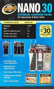 img 2 attached to 🐠 Enhance Your Aquarium Filtration with ZooMed Nano 30 External Canister Filter