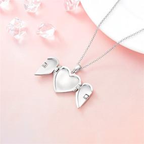 img 1 attached to 🐨 Sterling Silver Koala Heart Locket Necklace: Perfect Gift for Girlfriend, Couples, Sister, Daughter, or Mother