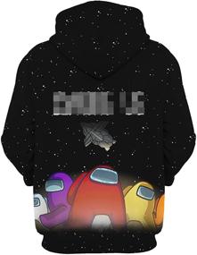 img 2 attached to 👕 HERSESI Realistic Digital Pullover Sweatshirt for Boys - Fashion Hoodies & Sweatshirts