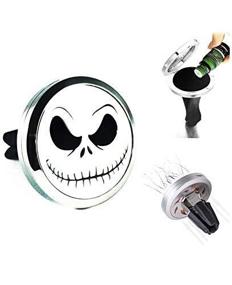 img 1 attached to FIKA Nightmare Before Christmas Car Jewelry Air Freshener Diffuser Vent Clip - Jack Skellington Edition | Aromatherapy Essential Oil | Perfect for Travel | Includes Refill Pad