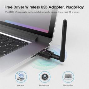 img 2 attached to 📶 EDUP AC600M USB WiFi Dongle - Dual Band 802.11ac Wireless Network Adapter with High Gain Antenna for PC, Desktop, Laptop - Windows XP/Vista/7/8.1/10 Mac 10.7-10.15