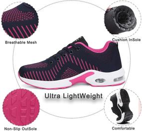 img 3 attached to 👟 FLARUT Women's Lightweight Running Shoes - Fashion Sport Sneakers for Casual Walking, Athletic & Non Slip