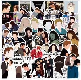 img 2 attached to 🛹 The Twilight Saga Skateboard Stickers - 50 Pack of Cool Waterproof Decals for Teens and Kids, Perfect for Water Bottles, Laptops, Phones, Travel Cases, and Bikes