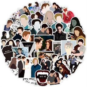 img 4 attached to 🛹 The Twilight Saga Skateboard Stickers - 50 Pack of Cool Waterproof Decals for Teens and Kids, Perfect for Water Bottles, Laptops, Phones, Travel Cases, and Bikes