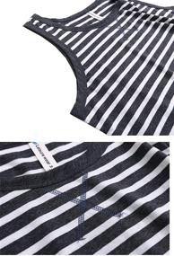 img 3 attached to Cotton Striped Pajama Loungewear for Boys, Ages 10-18 - Sleepwear & Robes