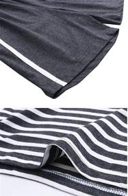 img 2 attached to Cotton Striped Pajama Loungewear for Boys, Ages 10-18 - Sleepwear & Robes