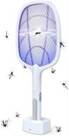 🦟 luckybay electric mosquito fly swatter: effective rechargeable bug zapper lamp racket for indoor & outdoor use logo
