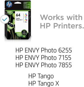 img 3 attached to HP 64 Tri-color Ink Cartridges for HP ENVY Photo 6200, 7100, 7800 Series, HP Tango, and HP Tango X Printers - 6ZA55AN