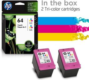 img 2 attached to HP 64 Tri-color Ink Cartridges for HP ENVY Photo 6200, 7100, 7800 Series, HP Tango, and HP Tango X Printers - 6ZA55AN