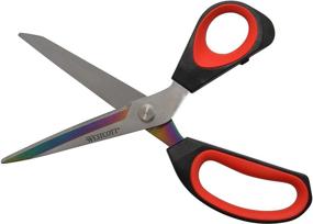 img 3 attached to ✂️ Premium Red/Black Westcott Tailor Scissors - 9.5 Inches