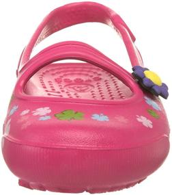 img 3 attached to 🌸 Stylish Comfort: Crocs Girls' Gabby Flowers Flat – Perfect for Everyday Chic