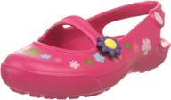 🌸 stylish comfort: crocs girls' gabby flowers flat – perfect for everyday chic logo