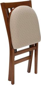 img 3 attached to 🪑 Stakmore School House Folding Chair - Set of 2 in Fruitwood Finish: Stylish, Compact, and Practical