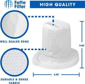 img 1 attached to Fette Filter - 6 Hand Vac Filters Compatible with VBF10 for Various HHVJ Model Numbers