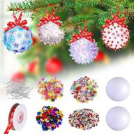 christmas ornaments snowflakes unfinished decorations logo