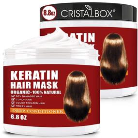 img 4 attached to 💆 Revitalize and Nourish Your Hair: 2 Pack Keratin Hair Mask for Deep Conditioning, Hydration, and Repair - 250ML
