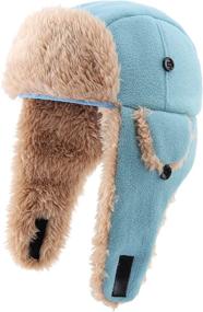 img 3 attached to 🧥 Stay Warm and Stylish with Connectyle Toddler Fleece Trapper Winter Boys' Accessories